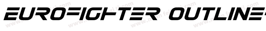 Eurofighter Outline字体转换
